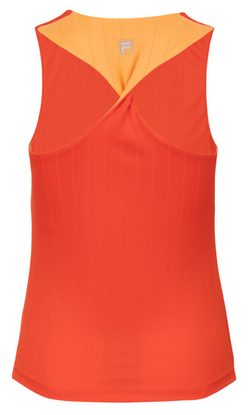 Топ теннисный Fila Ivette - grenadine/limelight