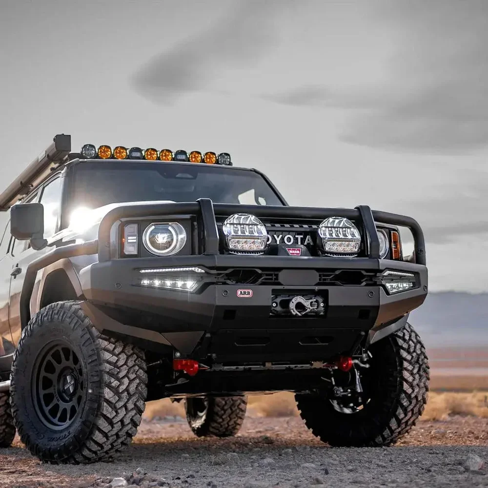 Силовой передний бампер ARB для Toyota Land Cruiser Prado 250 LC250 2024+ Тойота крузер крузак Стальной бампер защита кенгурятник