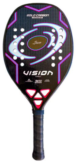 Ракетка Gold Carbon Titanium 2025 Vision с нанесением