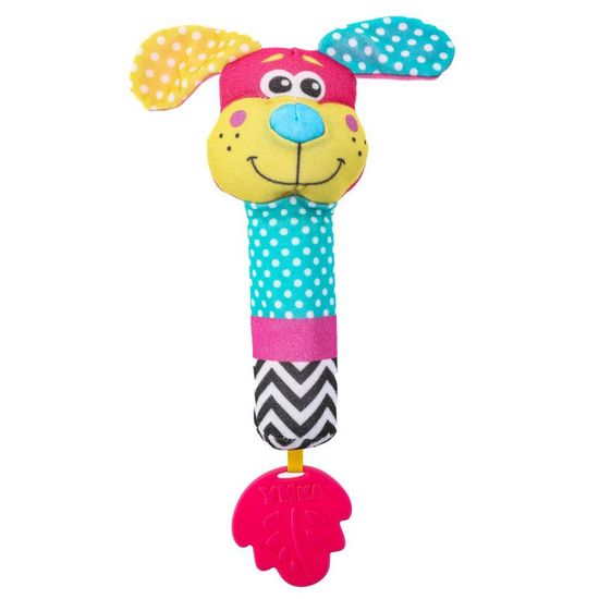 Тактильная погремушка - пищалка «Собачка» Умка