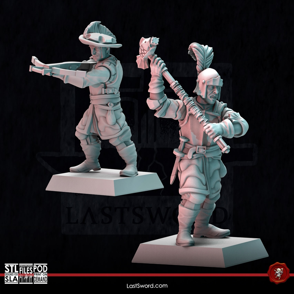 Миниатюра Marenstatd Warband Champion Great Hammer