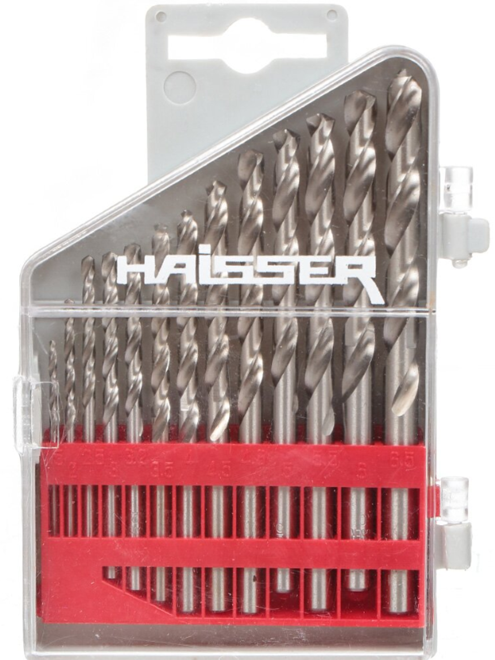 Набор сверл по металлу, 13 шт, HAISSER, (1,5-6,5 мм), HS101202