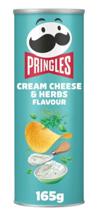 Чипсы Pringles со вкусом сливочного сыра и трав