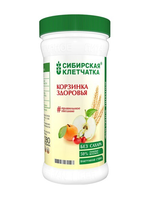 Корзинка здоровья, Клетчатка Сибирская, 280 г