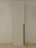 Шкаф распашной, 51х58х215, Джамбо, с полками, с дубовыми ручками, Dipriz