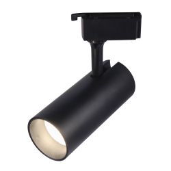 Трековый светильник однофазный ЭРА TR50-2040 BK светодиодный 20Вт 4000К черный | Однофазные светильники LED