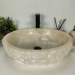 Раковина из оникса Erozy White EO-64308 53*42*16 0213