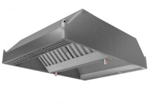 Зонт нержавеющий островной ЗВН 04 ,2000х1200х400