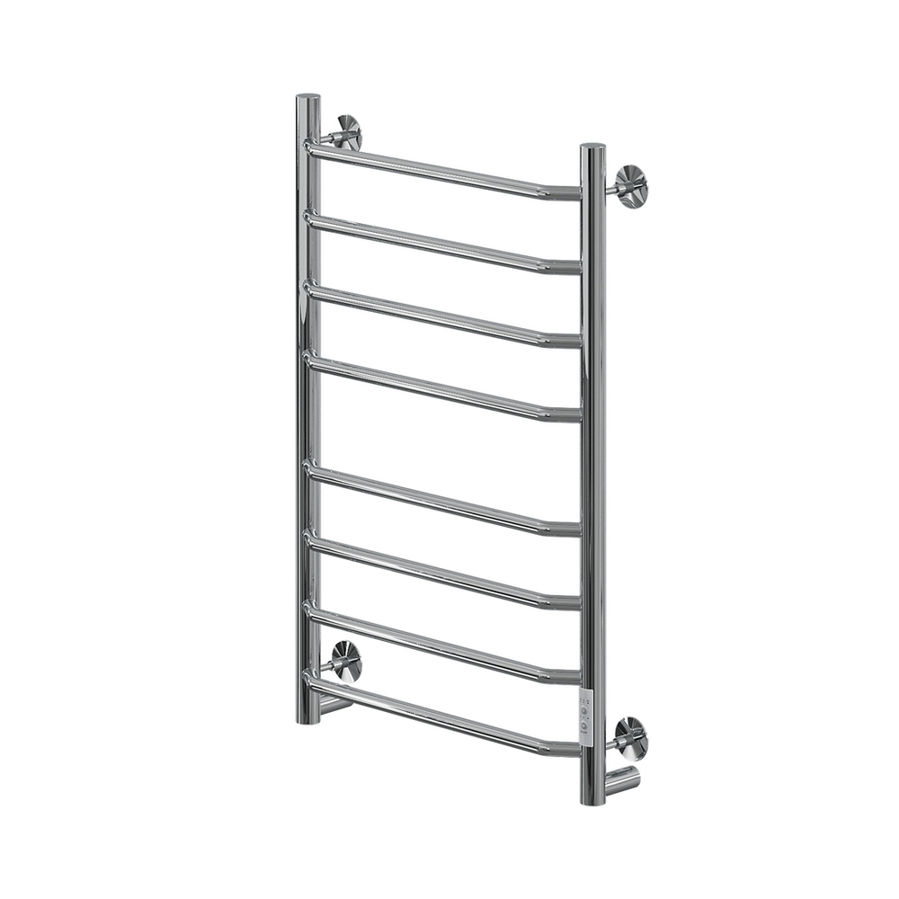 Полотенцесушитель MIXLINE MIRA  80х50 (таймер, 318 Вт, 8 перекладин) электрический ХРОМ