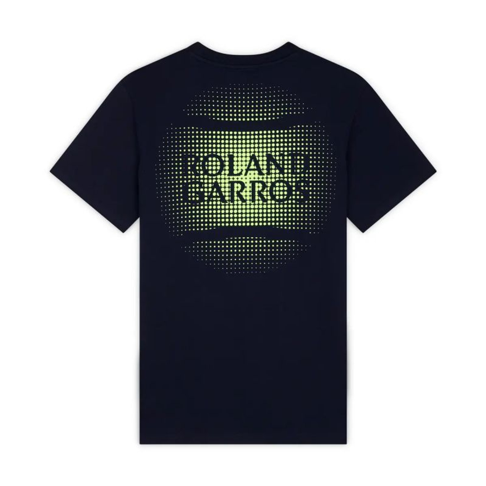Теннисная футболка Roland Garros Back Ball - navy blue