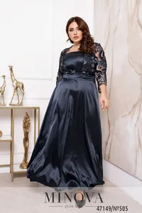 Платье 505-Синий Minova