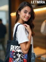 Шоппер с надписью Russian Babe