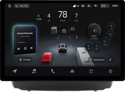 Магнитола для Hyundai iХ35, Tucson 2 2009-2015 (штатный усилитель, рамка 10) - Teyes CC4-PRO монитор 13" 2K QLED на Android 13, Snapdragon 778G, 8+128, AI, CarPlay, DSP, 4G SIM-слот
