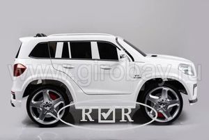 Детский электромобиль River Toys Mercedes-Benz GL63 белый