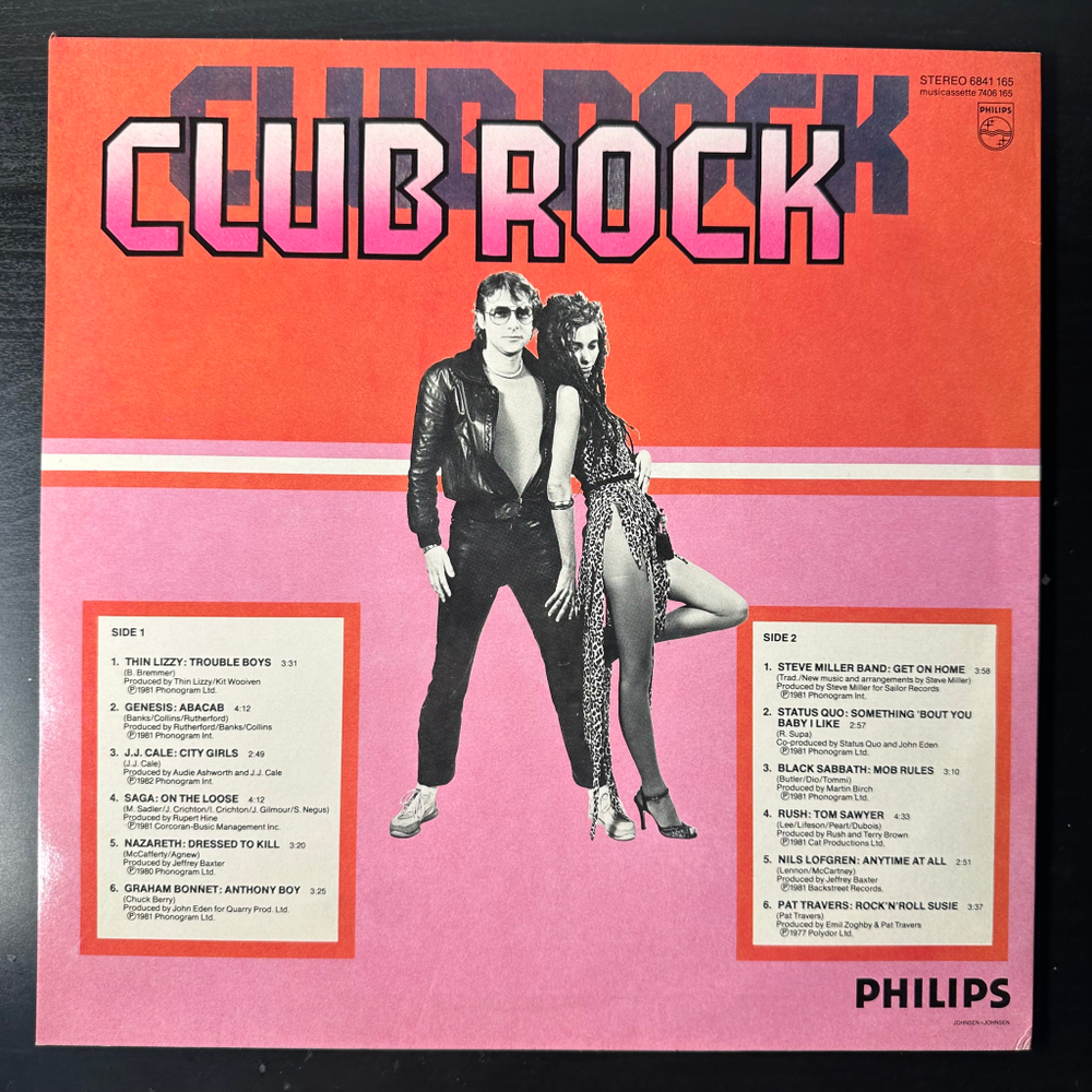 Сборник Club Rock (Дания 1982г.)