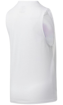 Женская теннисная футболка Reebok LM Graphic Muscle Tank W - белый