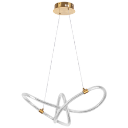 737503 Люстра CORINTO 35W LED 3007LM 360G ЗОЛОТО DIM 3000-6000K