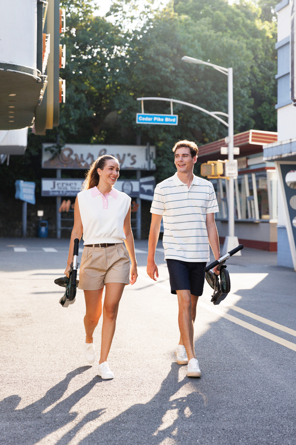 Самокат Micro Classic NanoGrid, серый