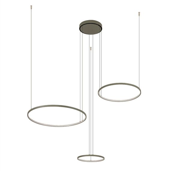 Подвесная люстра Nowodvorski Circolo Led M Silk Oliv E 11398
