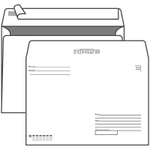 Конверт С4 22,9*32,4см без подсказа, без окна, отрыв.лента (Ряжская печатная фабрика)