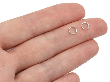 Колечки соединительные, сталь (1 грамм)