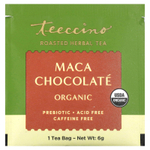 Teeccino, Органический жареный травяной чай, шоколад с мака, без кофеина, 25 чайных пакетиков, 150 г (5,3 унции)