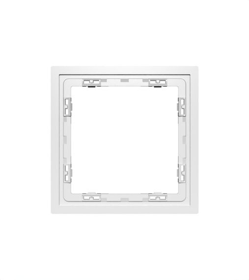 Рамка пластиковая Voltum S70 на 1 пост, (белый матовый) VLS100102