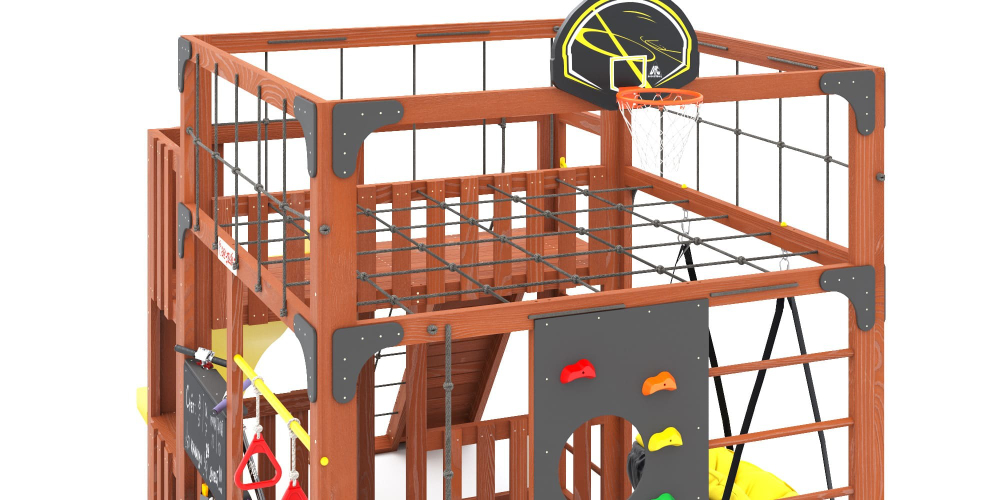 Детская площадка Савушка КУБ-3 (Махагон)