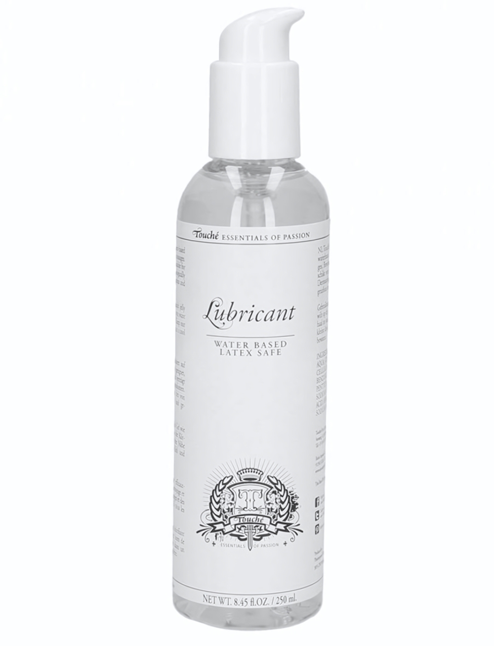 Лубрикант на водной основе Touche Waterbased Lubricant - 250 мл.