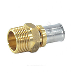 Муфта для МП/PE-X труб латунь пресс Дн 16х3/4" НР RM107 Giacomini RM107Y043