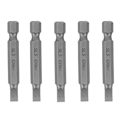 Бита SL5 x 50, сталь CrMo, 5 шт. Сибртех