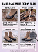Галоши Zont женские черные