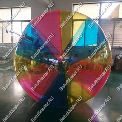 Аттракцион Водный шар ПВХ «Радуга», 1,5*1,5*1,5 м