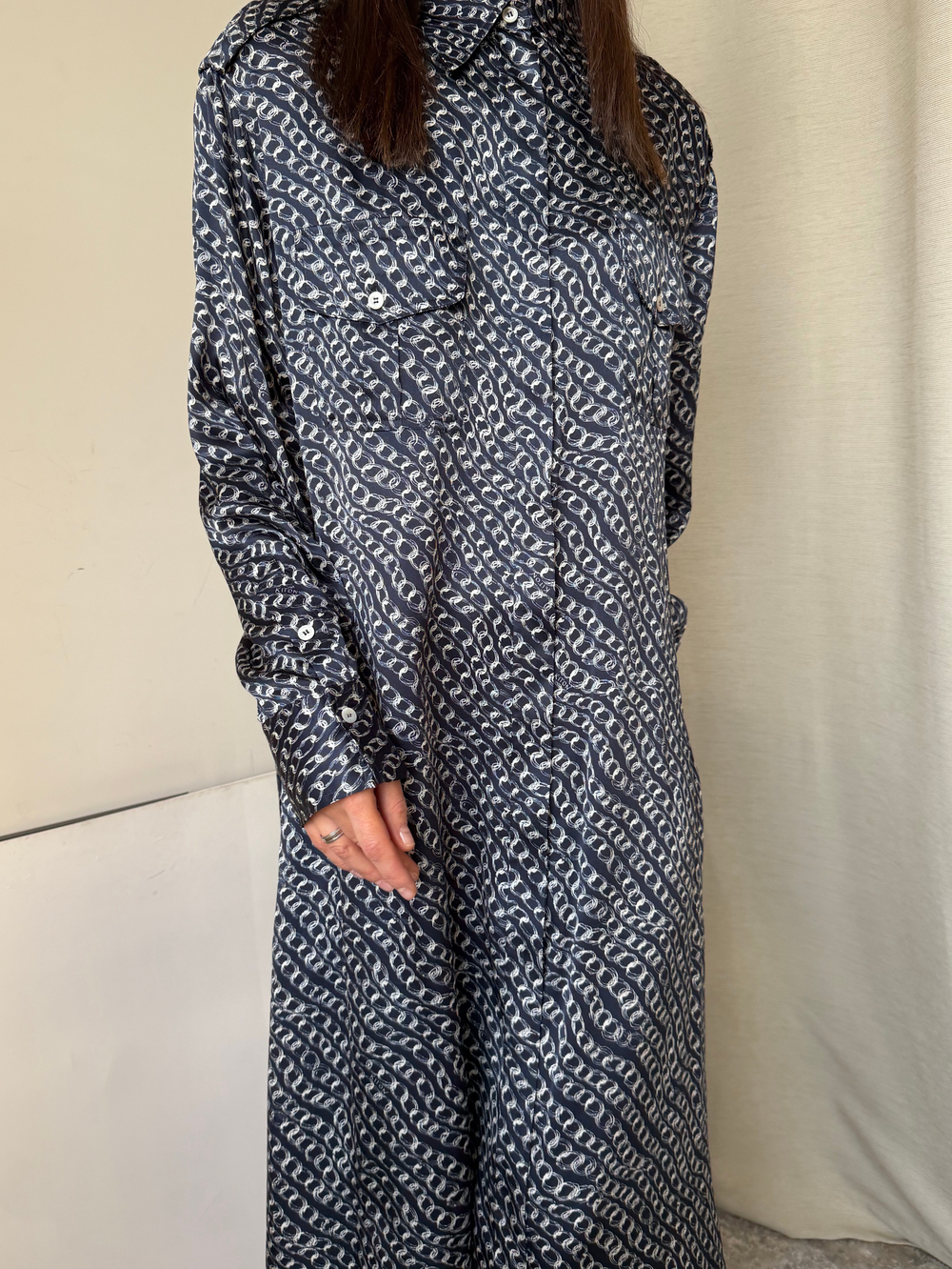 Атласное платье Kiton Napoli, S-M