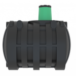 Подземная емкость Мультпласт 6.5 6500 л. горизонтальный (2450x1970x2605см;216кг;черный) - арт.555474