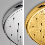 Pendant design lamp  AURA by AXO LIGHT/2 D 60 cm (Clear)