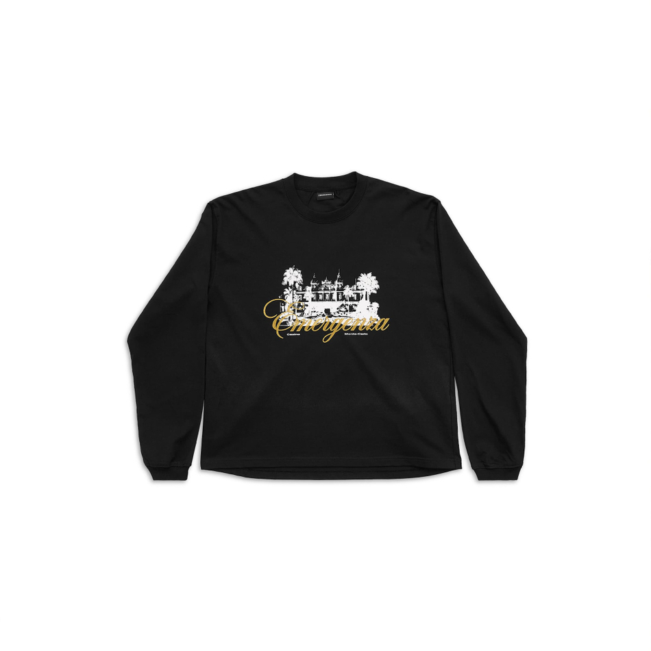 CASINO CROPPED LONGSLEEVE OVERSIZED