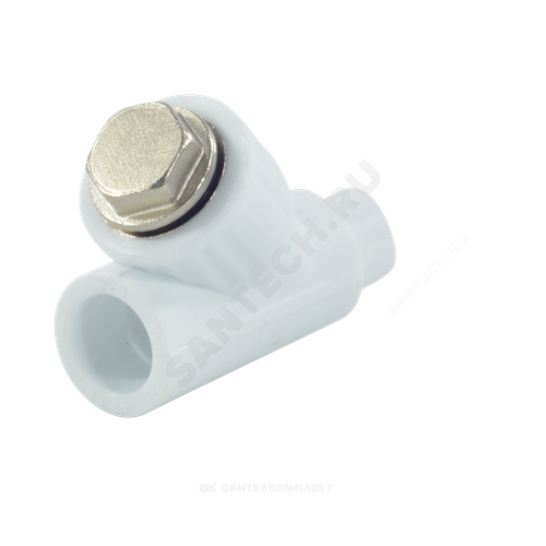 Фильтр PP-R сетчатый белый Дн 32х45гр внутр/наруж пайка VALFEX 10142032