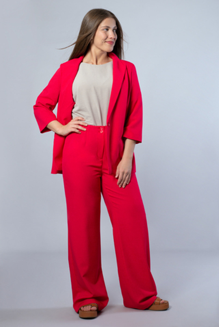 Брюки женские 02, красный #38К0202