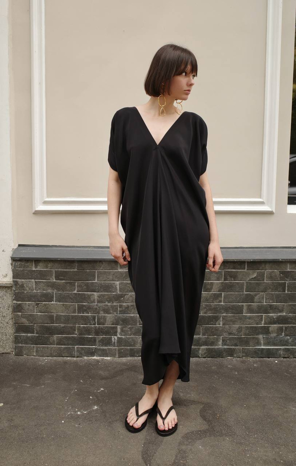 Платье Modern Weaving черное
