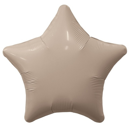 Шар "Звезда" Сатин Латте 70 см