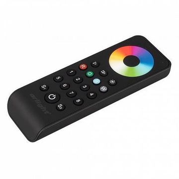 Кнопочный радиопульт с сенсорным кольцом 031953 SMART-R43-RGBW Black (8 зон, 2.4G) черный Arlight