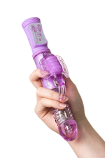 Вибратор с клиторальным стимулятором A-Toys by TOYF Serk High-Tech fantasy, TPE, фиолетовый, 24,5 см