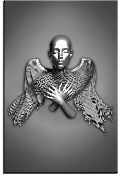 Постер "Металлическая девушка"