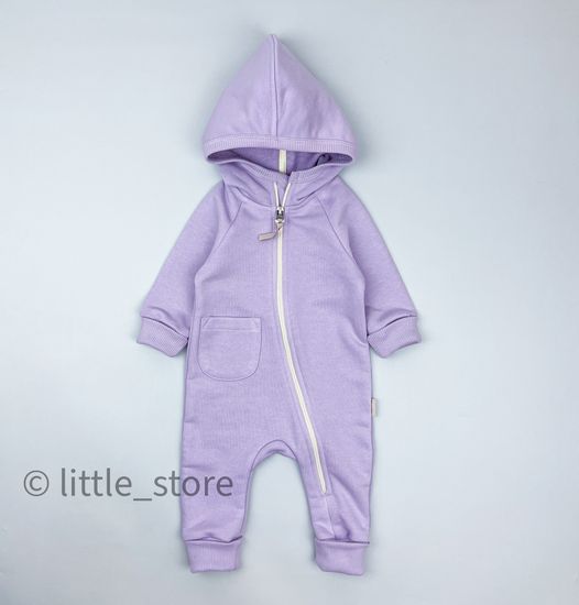 Комбинезон из футера "Simple" Лаванда