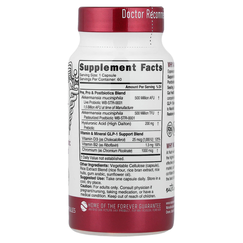 Nutri, Akkermansia+, 60 Delayed Release Vegan Capsules