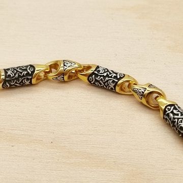 Браслет литой Византийский орнамент. 4 мм