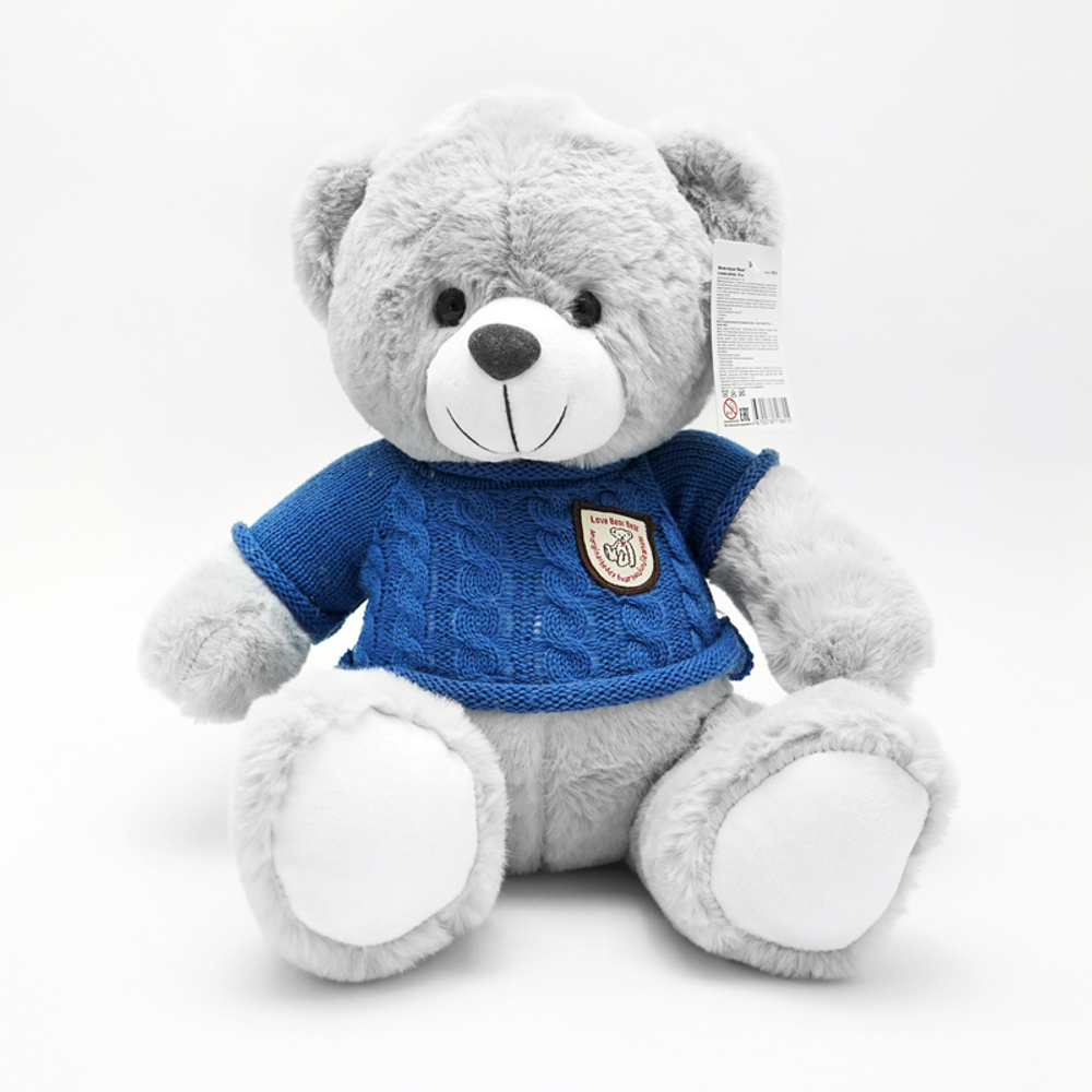 Мягкая игрушка "Мишка" в синем свитере
