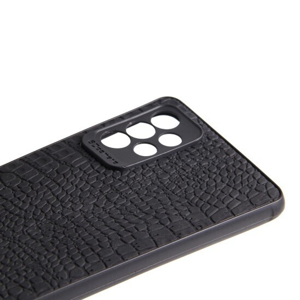 Чехол для Samsung Galaxy A72, Рептилия, 010027 Синий