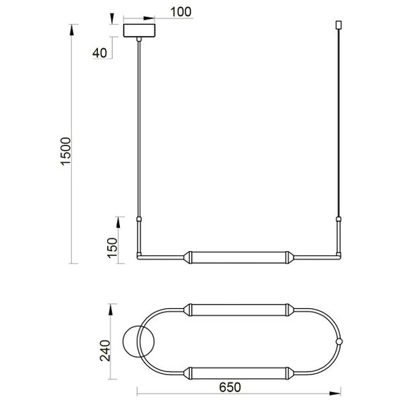 Подвесной светильник Vele Luce Capsula VL7293P31